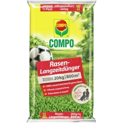 COMPO Rasen-Langzeitdünger (20 kg für 800 m², 3 Monate Wirkung) für 41,99€ (Vergleich: 51,49€)