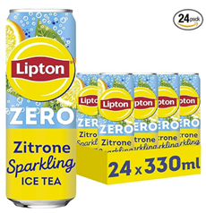 Lipton Ice Tea Sparkling Lemon Zero (24 x 0,33 l) für 13,49€ (Dosenpreis: 0,56€)