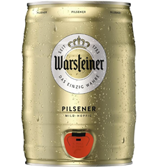Warsteiner Premium Pilsener 5L Partyfass für 7,19€ (Pfandfrei / 1,44€ pro Liter)