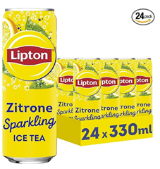 Lipton Ice Tea Sparkling Lemon (24 x 0,33 l) für 13,49€ (Dosenpreis: 0,56€)