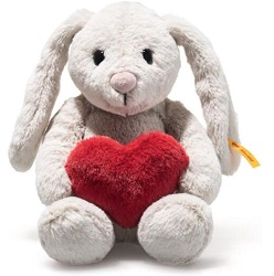 Steiff Hoppie Hase mit Herz (16 cm, Soft Cuddly Friends) für 15€ (Vergleich: 21,59€)