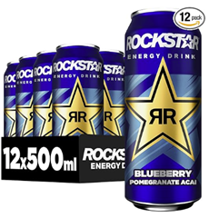 12x Rockstar Energy Blueberry (je 500 ml) für 9,00€ (0,75€/Dose)