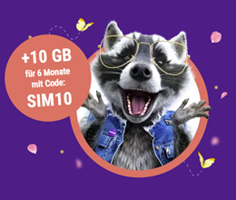 SIMon mobile flex – 80GB für 11,99 € im Vodafone Netz – monatlich kündbar – kein Anschlusspreis + 6 Monaten 10GB ontop
