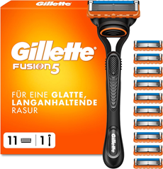 Gillette Fusion5 Rasierer + 11 Ersatzklingen für 26,30€ (Vergleich: 31,38€)