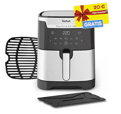 TEFAL EY801D Easy Fry & Grill XXL Flexcook Heißluftfritteuse inkl. 20€ Netto Gutschein für 65,94€ (Vergleich: 89€ ohne Gutschein)