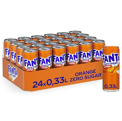 Fanta Zero Orange (24 x 330 ml Dosen) für 10,99€ + 6€ Pfand(Dosenpreis: 0,46€)