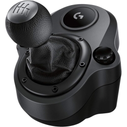 Logitech G Driving Force Schalthebel (Echtleder, 6-Gänge) für 31,99€ (Vergleich: 41,99€)