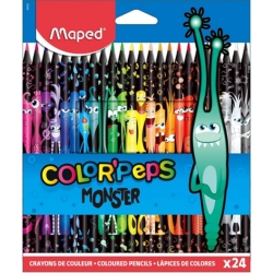 Maped COLOR’PEPS BLACK MONSTER Buntstifte (24er Set) für 4,91€ (Vergleich: 7,70€)