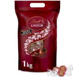 Lindt LINDOR Double Chocolate (1 kg Beutel) für 19,94€ (Vergleich: 31,99€)