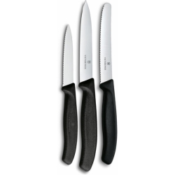 Victorinox Swiss Classic Küchenmesser-Set (3-teilig, Schwarz) für 13,89€ (Vergleich: 20,53€)