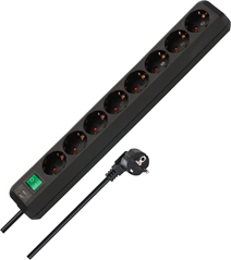 Brennenstuhl Eco-Line 8-fach Steckdosenleiste (3m Kabel) für 6,49€ (Vergleich: 13,48€)