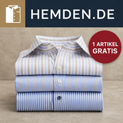 Hemden.de: 3 Artikel auswählen, 2 bezahlen