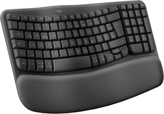 Logitech Wave Keys (ergonomische Tastatur, QWERTZ) für 49,99€ (Vergleich: 61,29€)