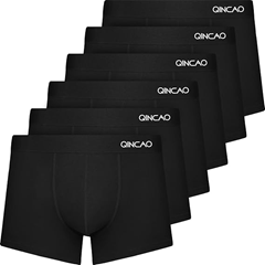 6er Pack QINCAO Herren Boxershorts (ohne Etikett) für 16,99€ (Vergleich: 19,99€)