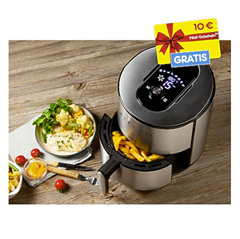 Domo DO530FR Heißluftfritteuse für 30,94€ + 10€ Netto Filiale Gutschein