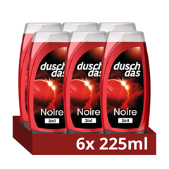 6x Duschdas 3-in-1 Duschgel & Shampoo Noire für 5,14€ (0,86€/Flasche)