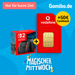 Nintendo Switch 2 im Vodafone Smart Entry (55 GB 5G) für nur 24,99€ mtl. (mit GigaKombi, sonst 29,99€) inkl. 150€ Boni