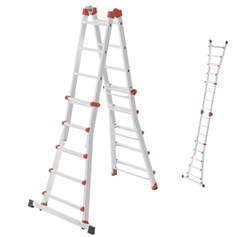 Hailo M80 Alu-Multifunktionsleiter (4×5 Sprossen, Arbeitshöhe bis 5,70m) für 198,01€ (Vergleich: 270,99€)