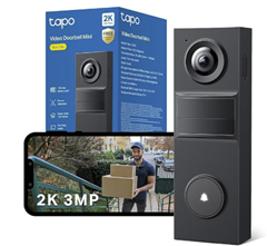 Tapo D205 Akku-Videotürklingel (2K, 160° Weitwinkel, lokale Speicherung) für 34,19€ (Vergleich: 50,02€)