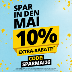 SportSpar Gutschein: 10% Extra-Rabatt mit Code SPARMAI26 (bis 03.05.)