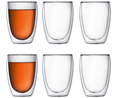 Bodum PAVINA 6er Set Doppelwandige Gläser 350 ml für 31,95€ (Vergleich: 45€)