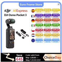 DJI Osmo Pocket 3 für 282,63 € statt 396,48 € bei AliExpress (Code CDDE30)