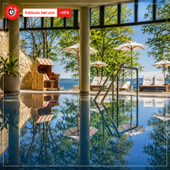 Rügen-Wellness: 1 Nacht im aja Nordperd Göhren mit HP & Spa ab 75€