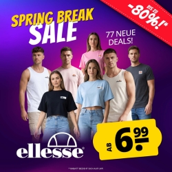 SportSpar: ellesse Spring Break Sale – mit bis zu 80% Rabatt