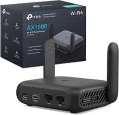 TP-Link TL-WR1512X Wi-Fi 6 Reise WLAN Router AX1500 für 49,90€ (Vergleich: 69,90€)