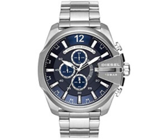 Diesel Mega Chief Herrenuhr Dunkelblau/Silberton für 99,09€ (Vergleich: 164,83€)