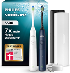 Philips Sonicare 5500 Zahnbürste 2er-Pack für 129,99€ (Vergleich: 145,44€)