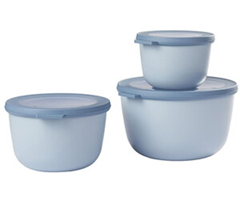 Mepal Multischale Cirqula Round 3-teiliges Set Nordic White für 16,20€ (Vergleich: 22,10€)