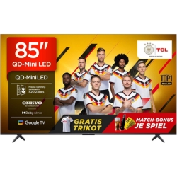 TCL 85 Zoll 85Q6C QLED Mini LED Fernseher für 999,00€ (Vergleich: 1.188,99€)