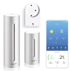 Netatmo Smarte Wetterstation NWS-AMZ mit Wandhalterung für 101€ (Vergleich: 113,90€)