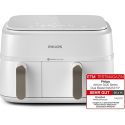 Philips Airfryer 3000 Series Dual Basket (9L) für 81,00€ (Vergleich: 109,99€)