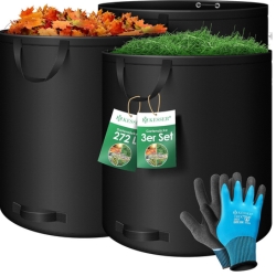 KESSER Gartensack 3x 272L Set inkl. Handschuhe für 14,80€ (Vergleich: 24,90€)