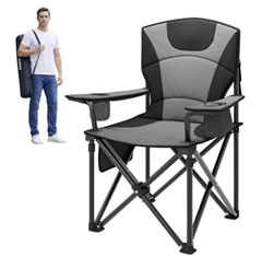 GarveeLife Campingstuhl (64 cm Sitzbreite, bis 200 kg) für 48,99€ (Vergleich: 54,99€)