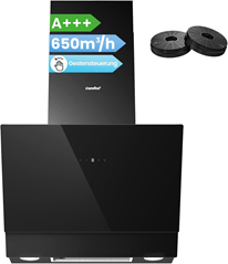COMFEE‘ CH60J72ET6A3B A+++ Dunstabzugshaube 60 cm (650 m³/h) für 149,99€ (Vergleich: 179,99€)