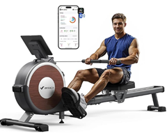 MERACH Q1S Rudergerät (16 Stufen, App, bis 158 kg) mit Coupon und Code für 163,99€
