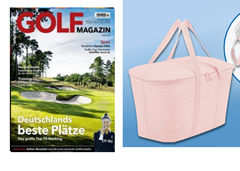 GOLF MAGAZIN Abo + 145€ Prämie + Gratis-Kühltasche für 145,60€