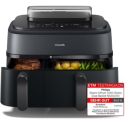 Philips Steam Airfryer 5000 Series Dual Basket für 198,98€ (Vergleich: 262,86€)