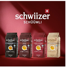 Schwiizer Schüümli Kaffeebohnen 1 kg (alle 4 Sorten) im Spar-Abo für je 14,66€ (Vergleich: 21,13€)