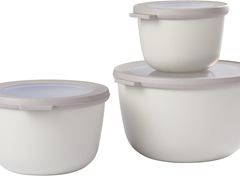 Mepal Cirqula Round Set 3-teilig Nordic White (500/1000/2000ml) für 16,10€ (Vergleich: 22€)