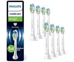 Philips Sonicare W2 Optimal White Ersatzbürstenköpfe 8er-Pack für 32,99€ (Vergleich: 46,11€)
