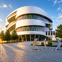 Mercedes-Benz Museum Stuttgart: Hotel + Ticket + Frühstück ab 55,50€