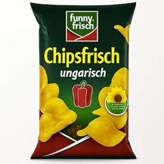 Funny-frisch Chipsfrisch Ungarisch 150g für 1,07€ im Spar-Abo