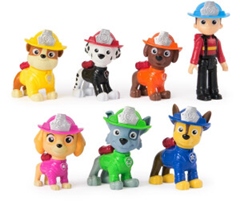 PAW PATROL Fire Rescue 7 Figuren Geschenkset für 12,40€ (VG: 22,20€)