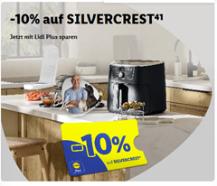 Nur heute: 10% Rabatt auf SILVERCREST-Artikel im Lidl Online-Shop