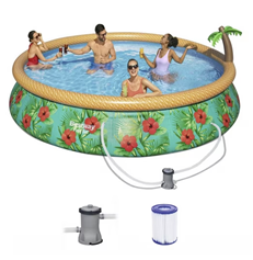 Bestway Quick-Up Pool Paradise Palms 457×84 cm für 69,90€ bei Otto