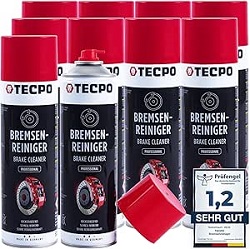 12x 500ml TECPO Bremsenreiniger mit 360° Ventil für 22,99€ (Vergleich: 27,99€)
